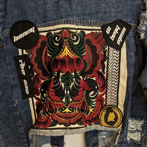 Denim Jacket - One Size - Shein - Picture 3 of 9